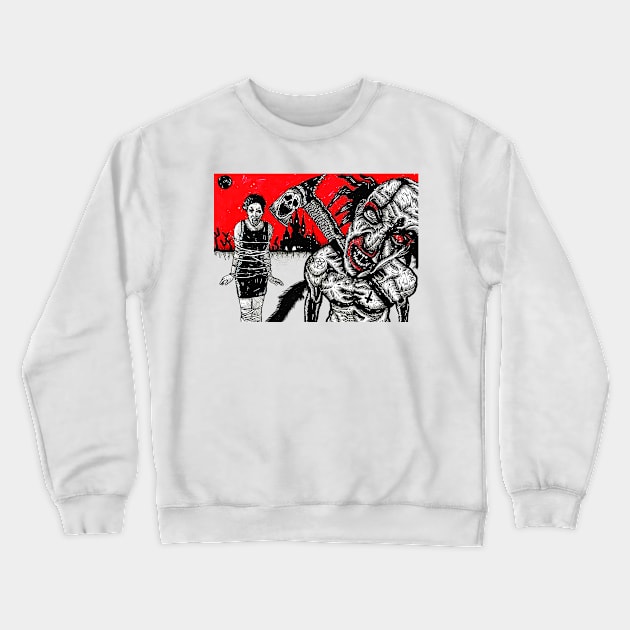 EVIL CLOWN Crewneck Sweatshirt by LIQUORSTORE WEAR